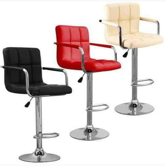 adjustable high quality bar stool with armrests