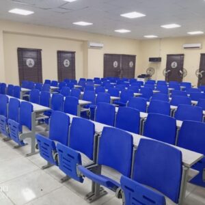 Plastic Auditorium School Chair with Folding Writing Tablet