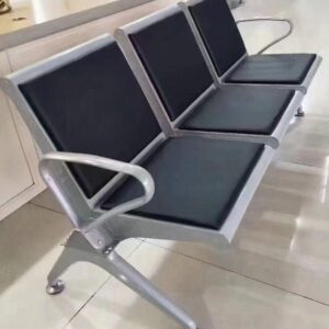 3-Seater Padded Airport & Public Waiting Room Bench Chair